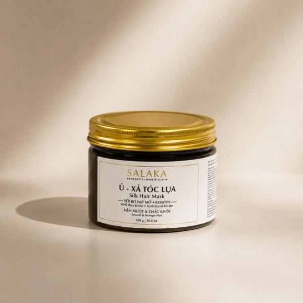 Ủ Xả Tóc Lụa SALAKA - Bơ Hạt Mỡ Keratin -  Hỗ Trợ Giảm Khô Xơ & Gãy Rụng