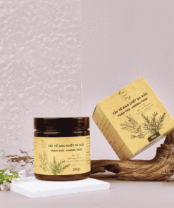 Muối Tẩy Tế Bào Chết Da Đầu Tràm Trà Hương Thảo Sạch Gàu, Loại Bỏ Dầu Thừa, Tơi Phồng Tóc, Làm Sạch Nang Tóc 300GRAM