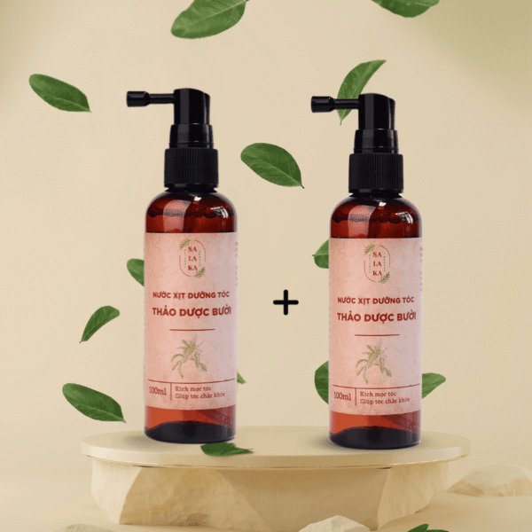 Combo 2 Xịt Bưởi Kích Mọc Tóc Salaka 100ML