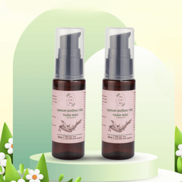 Combo 2 Chai Serum Dưỡng Tóc Thảo Mộc SALAKA 30ML
